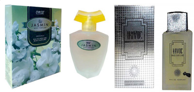 OMSR Jasmine and Havoc Perfume 100ML Each (Pack of 2) Eau de Parfum  -  200 ml(For Men & Women)