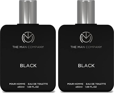THE MAN COMPANY Black EDT Perfume For Men (Pack Of 2, 50ml Each) Long Lasting Perfume Body Spray Eau De Toilette – 100 Ml (For Men) For Rs. 675 @ 74 %