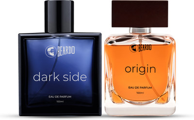 BEARDO Origin & Dark Side EDP Perfume Set of 2-Floral, Woody & Fresh Notes-Gift for Him Eau de Parfum  -  200 ml(For Men)