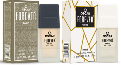 Oscar Perfume Forever Paris Grey & White Perfume Combo Pack of 2 Eau de Parfum  -  60 ml(For Men & Women)