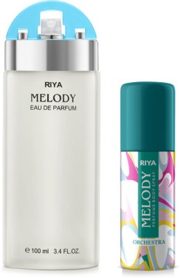 RIYA Melody Green Perfume 100 ML & Melody Deo 40 ML For Unisex Eau de Parfum  -  140 ml(For Men & Women)