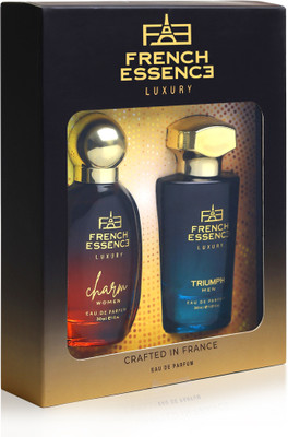 FRENCH ESSENCE Luxury Premium Charm & Triumph Perfume Gift Set Long Lasting Fragrance Scent Eau de Parfum  -  60 ml(For Men & Women)