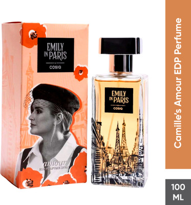 Cos-IQ Emily In Paris Amour EDP Perfume | Strong and Long-Lasting | Amber Fougere Eau de Parfum  -  100 ml(For Women)