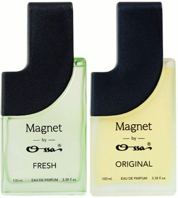 OSSA Magnet Fresh EDP & Magnet Original EDP Long Lasting Perfume Combo (Pack of 2) Eau de Parfum  -  200 ml(For Men & Women)