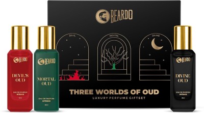 BEARDO Three Realms Luxury Oud Giftset with Long Lasting Fragrance Eau de Parfum  -  60 ml(For Men)