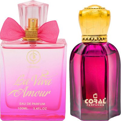 C CORAL PERFUMES Oud Malaki & La Viva Amour Combo Eau de Parfum  -  200 ml(For Men & Women)