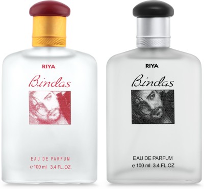 RIYA Bindas(Red & Black) Perfume For Mens, Sensational Blend Of Aromatic & Mint Eau de Parfum  -  200 ml(For Men)