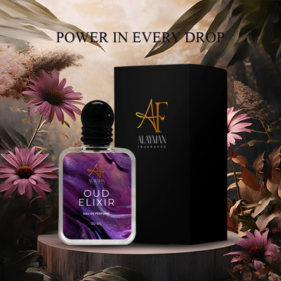 Alayman fragrance Oud Elixir Long lasting scent Eau de Parfum  -  50 ml(For Men & Women)
