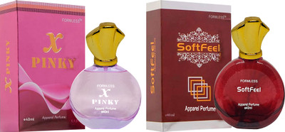 FORMLESS X Pinky & Soft Feel 1pc Each Perfume  -  80 ml(For Men & Women)