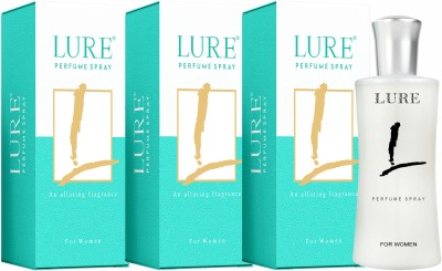 lure Long-Lasting Fresh & Soothing Fragrance 3pcs (50ml each) Eau de Parfum  -  150 ml(For Women)