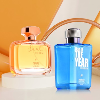 The French Factor MOY Premium & Soul Bliss Combo Pack of 2, Luxury Perfume, Party Perfume Eau de Parfum  -  200 ml(For Men & Women)