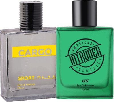 CFS Intruder Green & Cargo Sport Long Lasting Eau De Parfum Eau de Parfum  -  200 ml(For Men & Women)