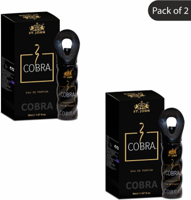 ST-JOHN Cobra Parfum 50ml (pack of 2) Eau de Parfum  -  100 ml(For Men & Women)