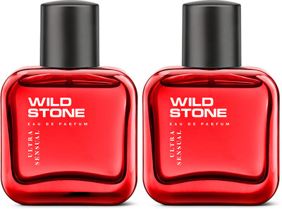 Wild Stone Ultra Sensual Long Lasting Perfume Combo for Men, | Pack of 2, 50ml Each | Eau de Parfum  -  100 ml(For Men)