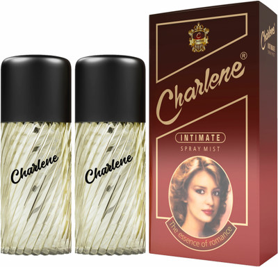 Charlene Spray Mist Intimate 2pcs (50ml each) Perfume  -  100 ml(For Men & Women)