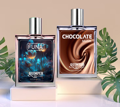 quimper Funa & Chocolate Musk 30ml Each Spray Perfume  -  60 ml(For Men & Women)