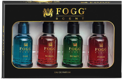 FOGG Premium PerfumeScent Long lasting Eau DeParfum- Gift Set Pack of 4 Eau de Parfum - 120 ml(For Men & Women)