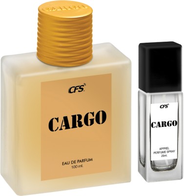 CFS Cargo Khakhi 100ml Eau De Parfum & Cargo White 25ml Long lasting Perfume Eau de Parfum  -  125 ml(For Men & Women)