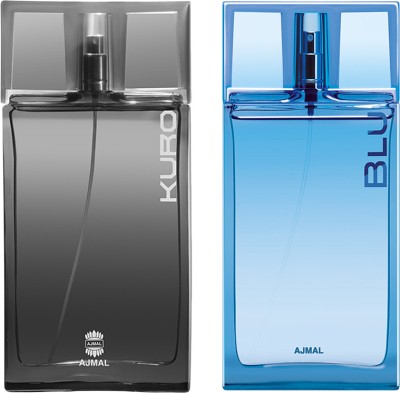 Ajmal Kuro Aromatic Spicy and Blu Woody each 90ML Eau de Parfum  -  180 ml(For Men)