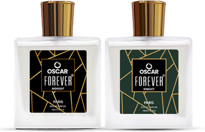 OSCAR Forever Midnight & Forever Knight Perfume Long-Lasting Fragrance|EDP|Pack of 2 Eau de Parfum - 200 ml(For Men & Women)