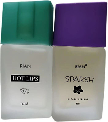 RIAN Hotlips And Sparsh Perfumes Combo 30x2 Premium Long Lasting Eau de Parfum  -  60 ml(For Men & Women)