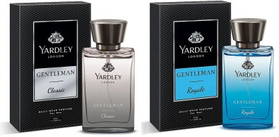 Yardley London 1 GENTLEMAN CLASSIC , 1 ROYALE PERFUME 50ML EACH , PACK OF 2 Eau de Parfum  -  100 ml(For Men)
