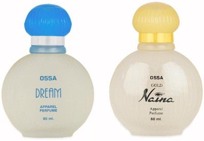 OSSA Gold Naina EDP And Dream Collection EDP Long Lasting Fragrances (Pack of 2) Perfume  -  120 ml(For Men & Women)