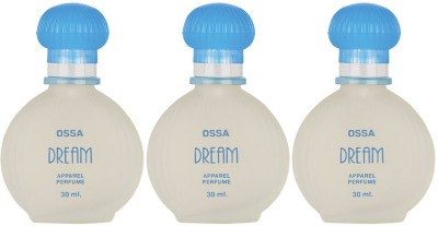 OSSA Dream Collection EDP Perfume 30ml Pack of 3 Citrusy & Ambery Notes Long Lasting Eau de Parfum  -  90 ml(For Men & Women)