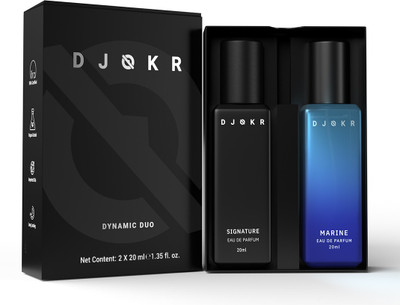 DJOKR Perfume Combo for Men (2 x 20ml) Marine & Signature | Long-Lasting Fragrance Perfume - 40 ml(For Men)