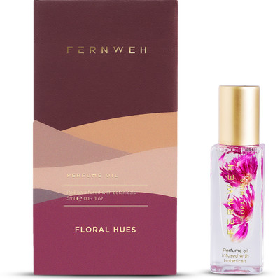 Fernweh Floral Hues Perfume Oil Roll On, Modern Attar, Long Lasting, Non-Alcoholic Eau de Parfum  -  5 ml(For Women)