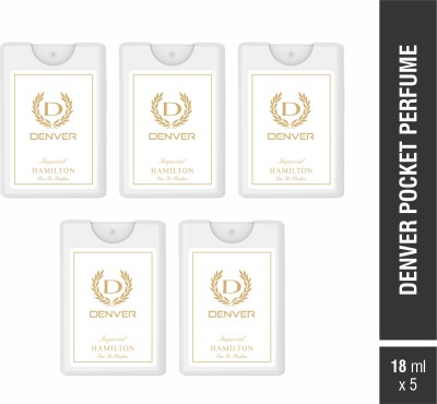 DENVER Hamilton Imperial Pocket Perfume Combo Set Of 5 X 18 ml Perfume  -  90 ml(For Men)