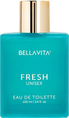 Bella vita organic Fresh Eau De Toilette Unisex Perfume with Bergamot, Orris Lavender & Ylang Ylang Perfume  -  100 ml(For Men & Women)
