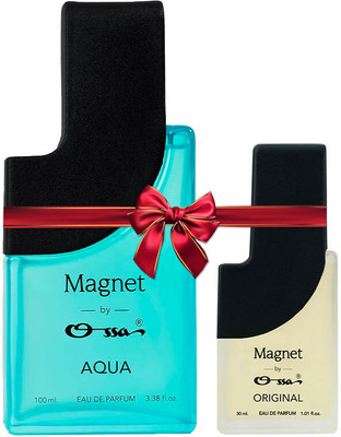 OSSA MAGNET AQUA EDP 100ML & ORIGINAL EDP 30ML Eau de Parfum  -  130 ml(For Men & Women)