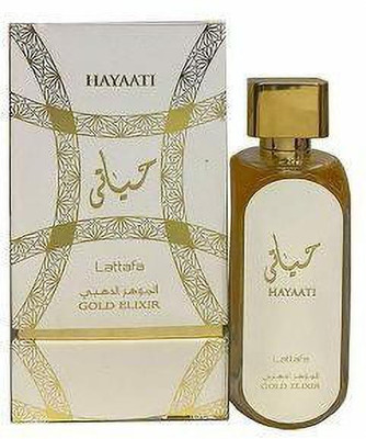 Lattafa Hayaati Gold Elixir Eau de Parfum  -  100 ml(For Men & Women)