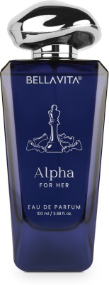 BELLAVITA MOOD COLLECTION Alpha Perfume for Her|Citrus & Woody Notes|Long Lasting Scent| Eau de Parfum  -  100 ml(For Women)