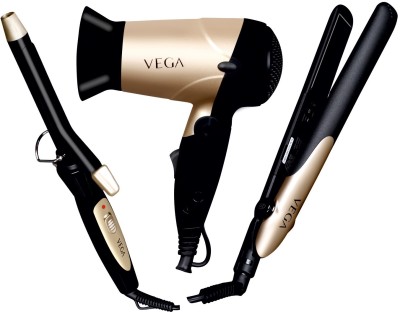 VEGA Styling Kit Personal Care Appliance Combo(Hair Curler, Hair Dryer, Hair Straightener)