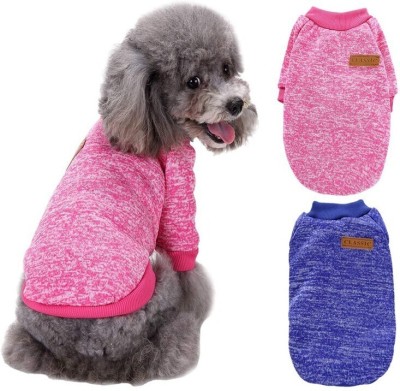 KUTKUT T-shirt for Dog, Cat(Blue, Pink)