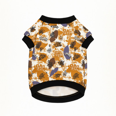Petfun T-shirt for Dog, Cat(Brown, White)