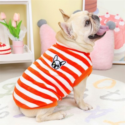 PETANGEL T-shirt for Dog, Cat(White, Orange)