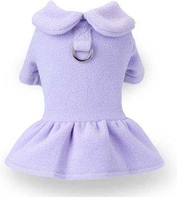 KUTKUT Frock for Dog, Cat(Purple)