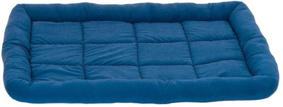 Guru Hoiiofiber filled export Quality Orthopedic Mattress Design dog bed& cat bed L Pet Bed(blue)