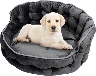Royals Rore Ultra Shoft beds 4XL Pet Bed(Black)