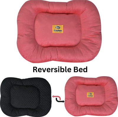 CozyPaws Dog & Cat Washable Beds for Indoor Pets & Puppy, C6-ARDB-06-Peach XXL Pet Bed(Peach)