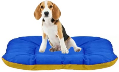 TRANDING STYLISH Reversible New Design Very Soft Cushion, Pillow For Pet, Dog And Cat XXL Pet Bed(Blue, Yellow)