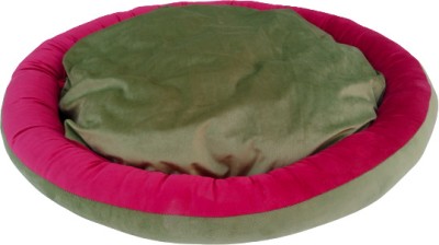 Aftra Soft Velvet Sofa Mountain Beds 4 in 1 Reversible Comfortable Pet Bed art-157 M Pet Bed(Green)