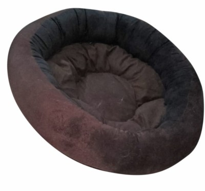 UR PET SUPPLIER BrownBlack_XXL_005 XXL Pet Bed(Brown, Black)