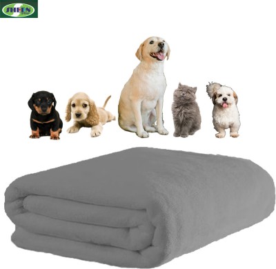 Sheen Shine Grey_70X140_300GSM_PK1 Cat, Dog Blanket(Microfiber)