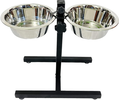The Pet Point Stainless Steel Pet Bowl(250 ml Silver)