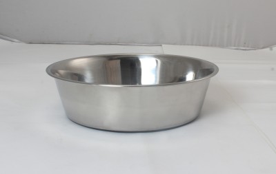 Get Plumm Stainless Steel Pet Bowls for Dogs | Bowl with Anti-Skid Rubber Base - Medium Stainless Steel Pet Bowl(710 ml Silver)