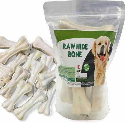 Wagify Dog Bone 4 Inch 8 pcs Dog Treat , Dog Bones, Calcium Bones, Rawhide Dog Bone Chicken Dog Chew(350 g, Pack of 8)